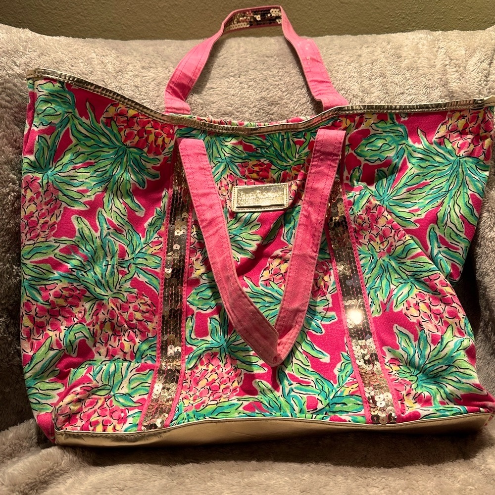 Lily Pulitzer beach bag